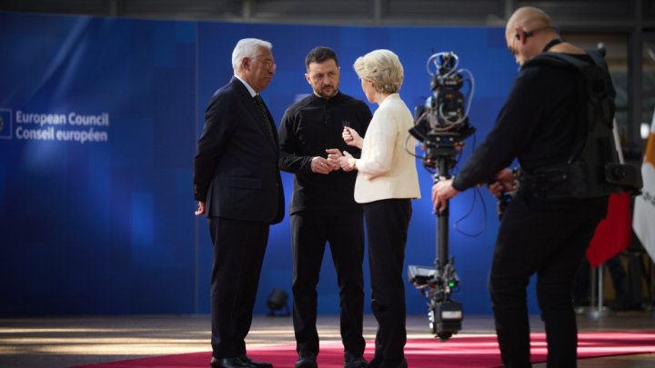 Volodymyr Zelenskyj na summitu EU. (6. března 2025).