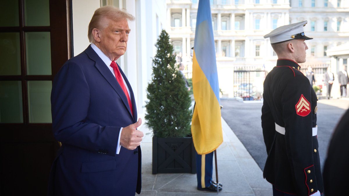 Donald Trump (21. února 2025).