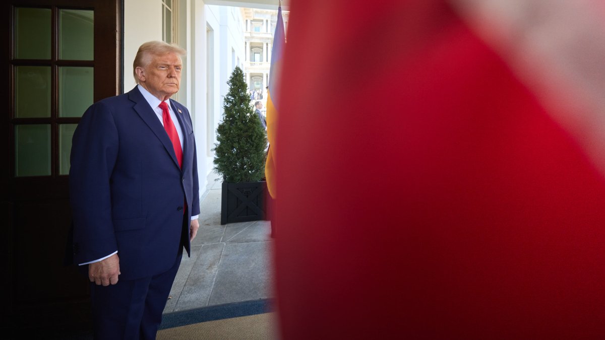 Donald Trump (21. února 2025).