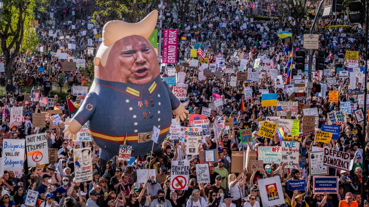 Demonstrace v USA proti Trumpovi