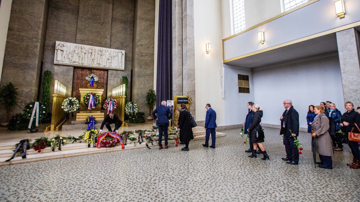 Pohřeb Jaromíra Štětiny