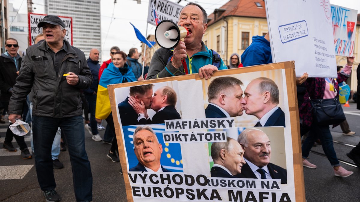 Protivládní protesty v Bratislavě (24.4.2025)