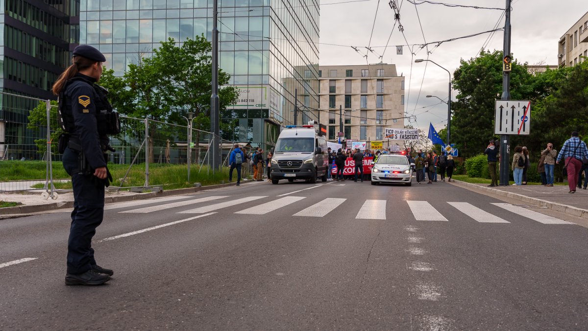 Protivládní protesty v Bratislavě (24.4.2025)
