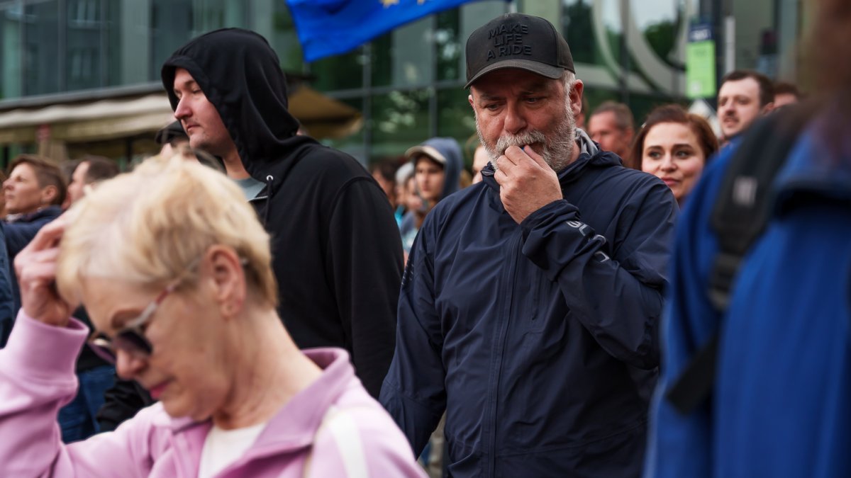 Protivládní protesty v Bratislavě (24.4.2025)