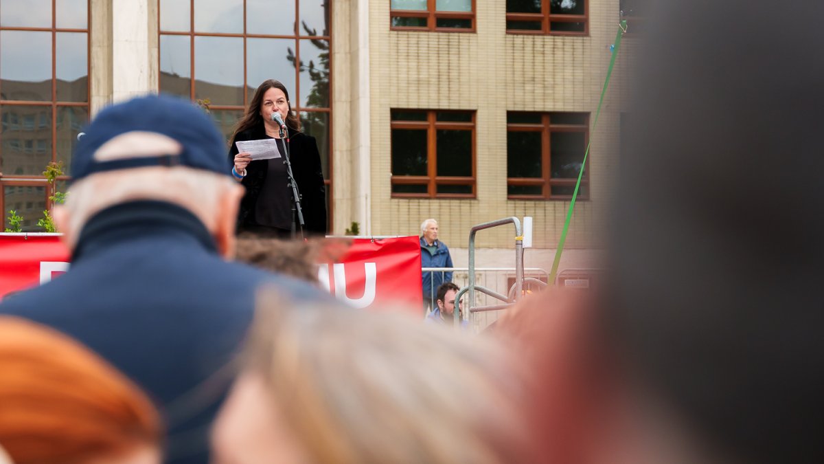 Protivládní protesty v Bratislavě (24.4.2025)