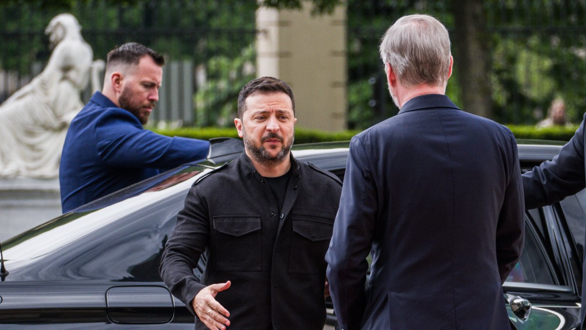 Volodymyr Zelenskyj s premiérem Petrem Fialou