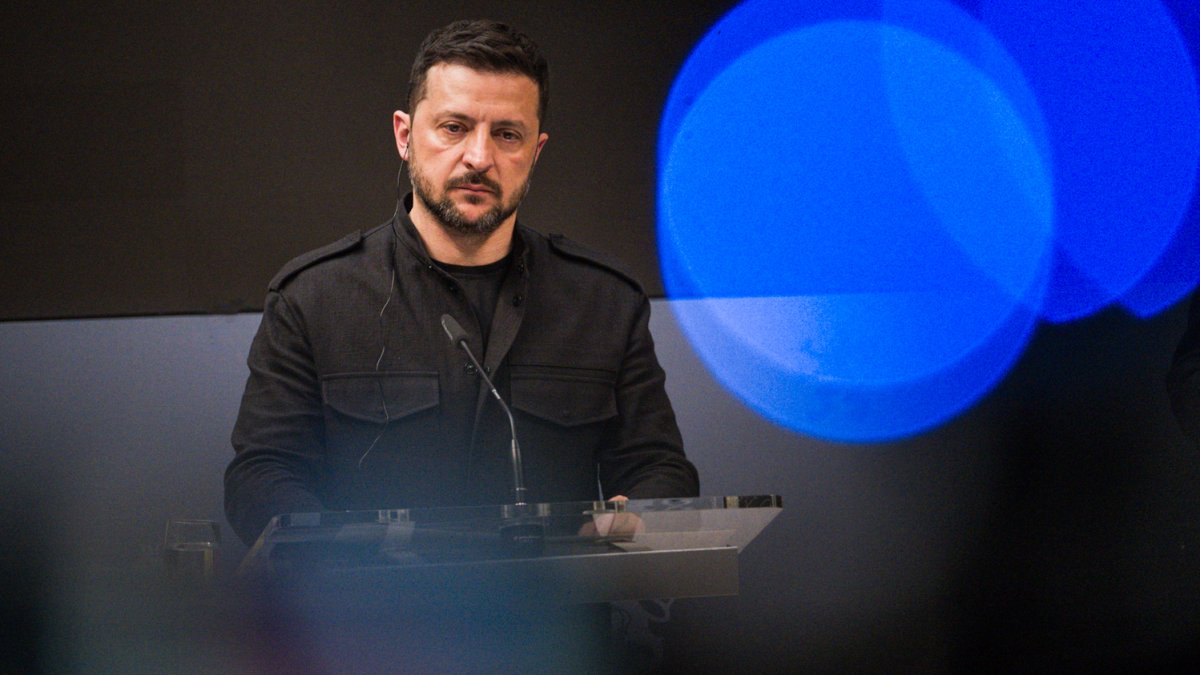 Volodymyr Zelenskyj s premiérem Petrem Fialou