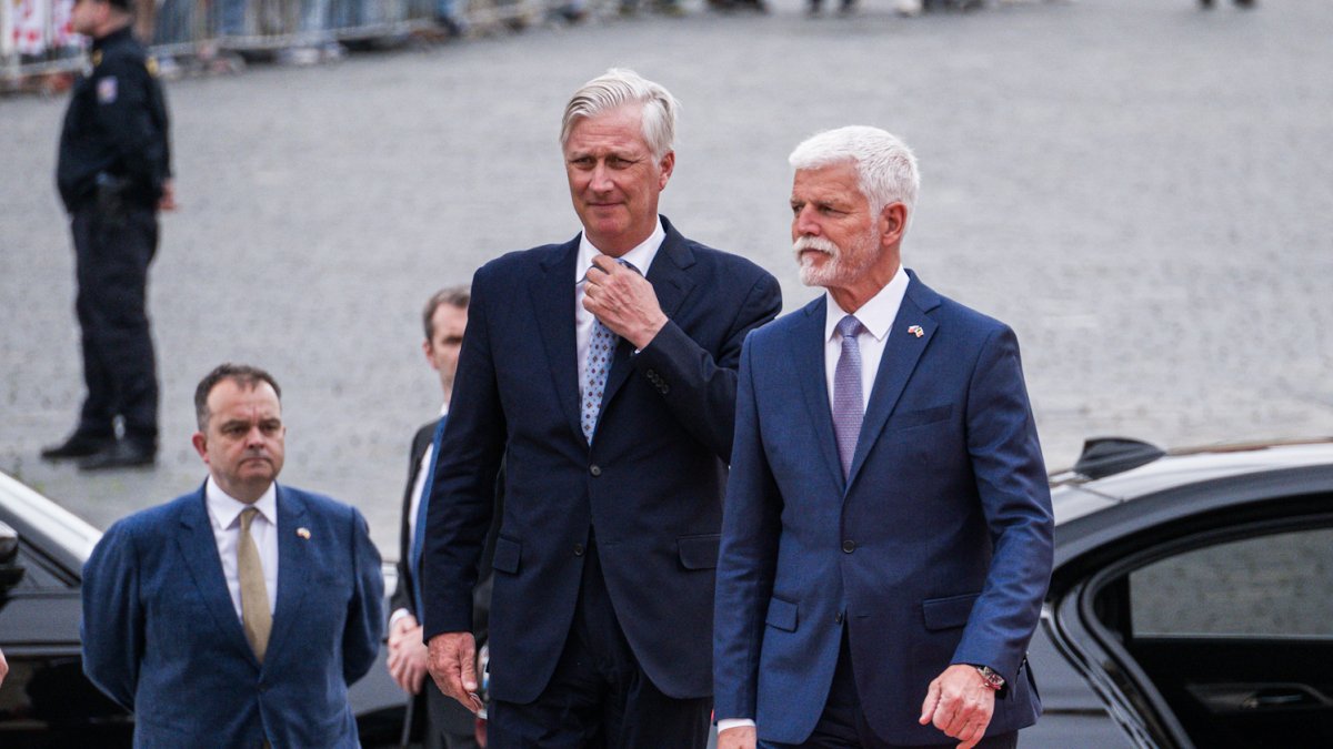 Španělský král Filip VI. navštívil Česko, sešel se s prezidentem Petrem Pavlem