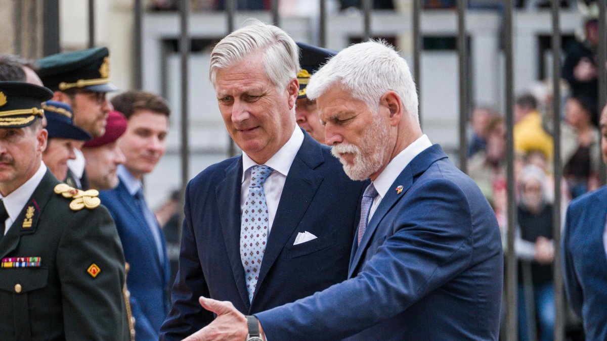 Španělský král Filip VI. navštívil Česko, sešel se s prezidentem Petrem Pavlem