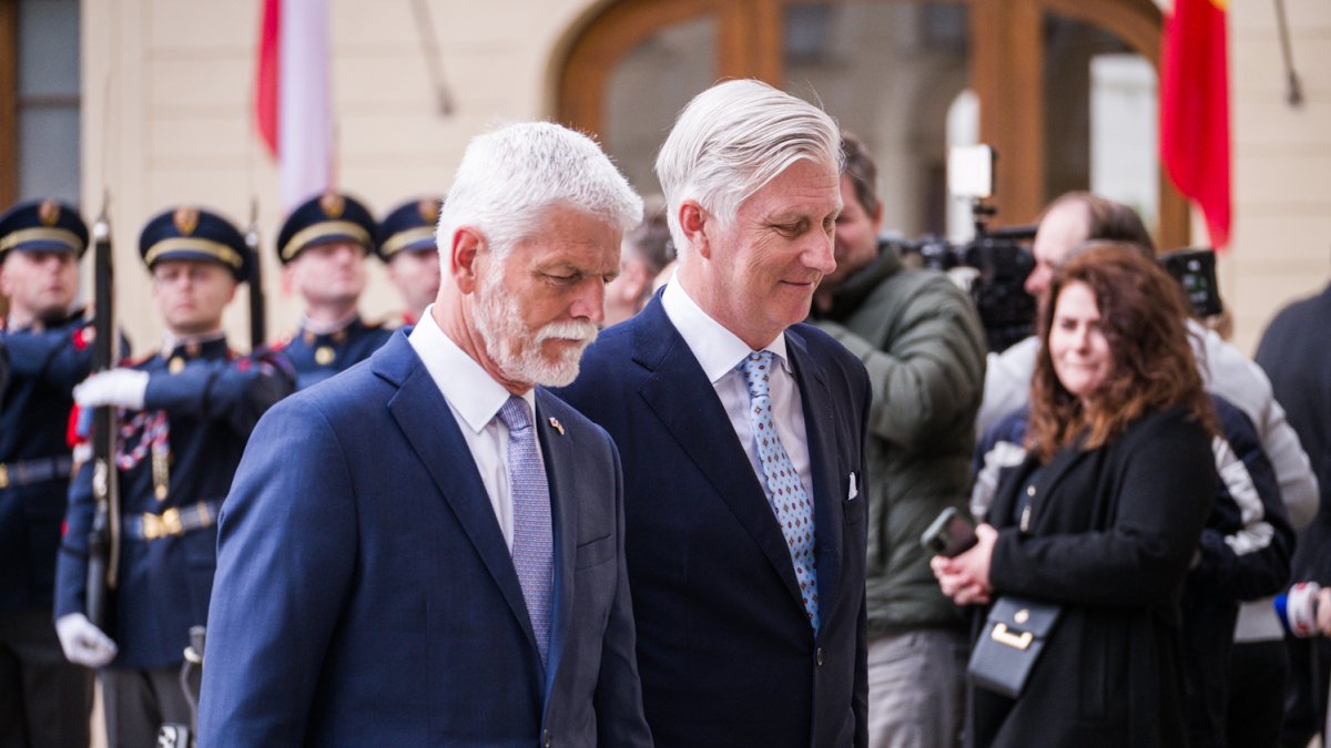 Španělský král Filip VI. navštívil Česko, sešel se s prezidentem Petrem Pavlem