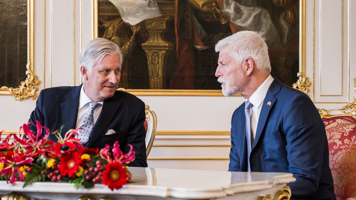 Belgický král Filip navštívil Česko, sešel se s prezidentem Petrem Pavlem.