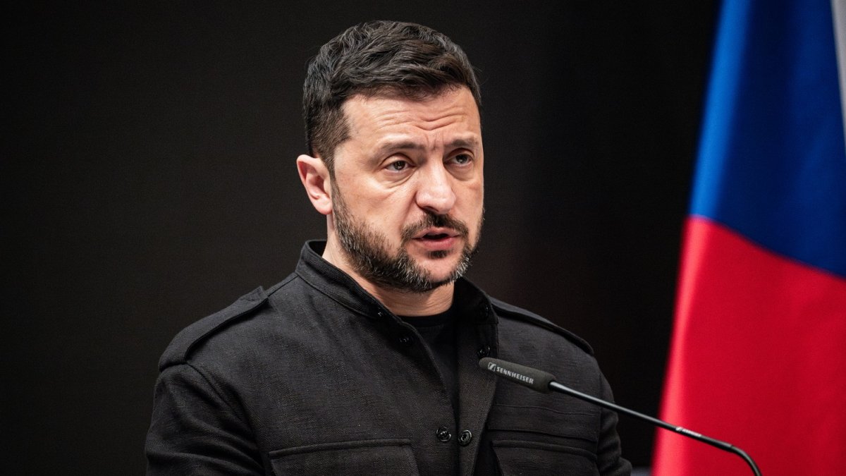 Volodymyr Zelenskyj s premiérem Petrem Fialou