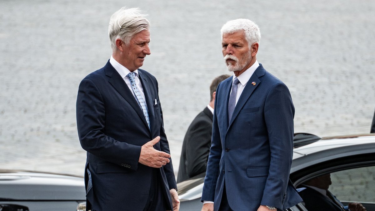 Belgický král Filip navštívil Česko, sešel se s prezidentem Petrem Pavlem.