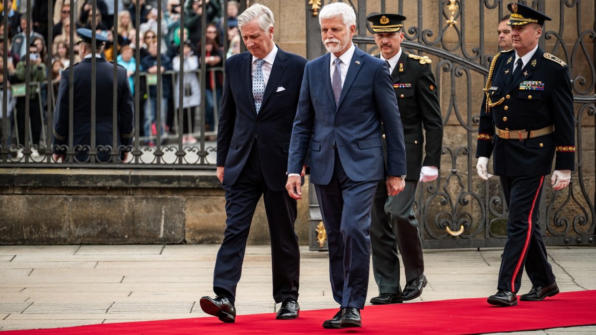 Belgický král Filip navštívil Česko, sešel se s prezidentem Petrem Pavlem.