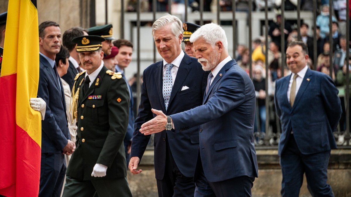 Belgický král Filip navštívil Česko, sešel se s prezidentem Petrem Pavlem.