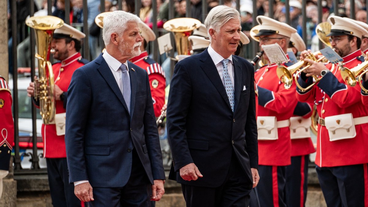 Belgický král Filip navštívil Česko, sešel se s prezidentem Petrem Pavlem.