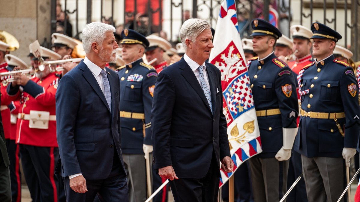 Belgický král Filip navštívil Česko, sešel se s prezidentem Petrem Pavlem.