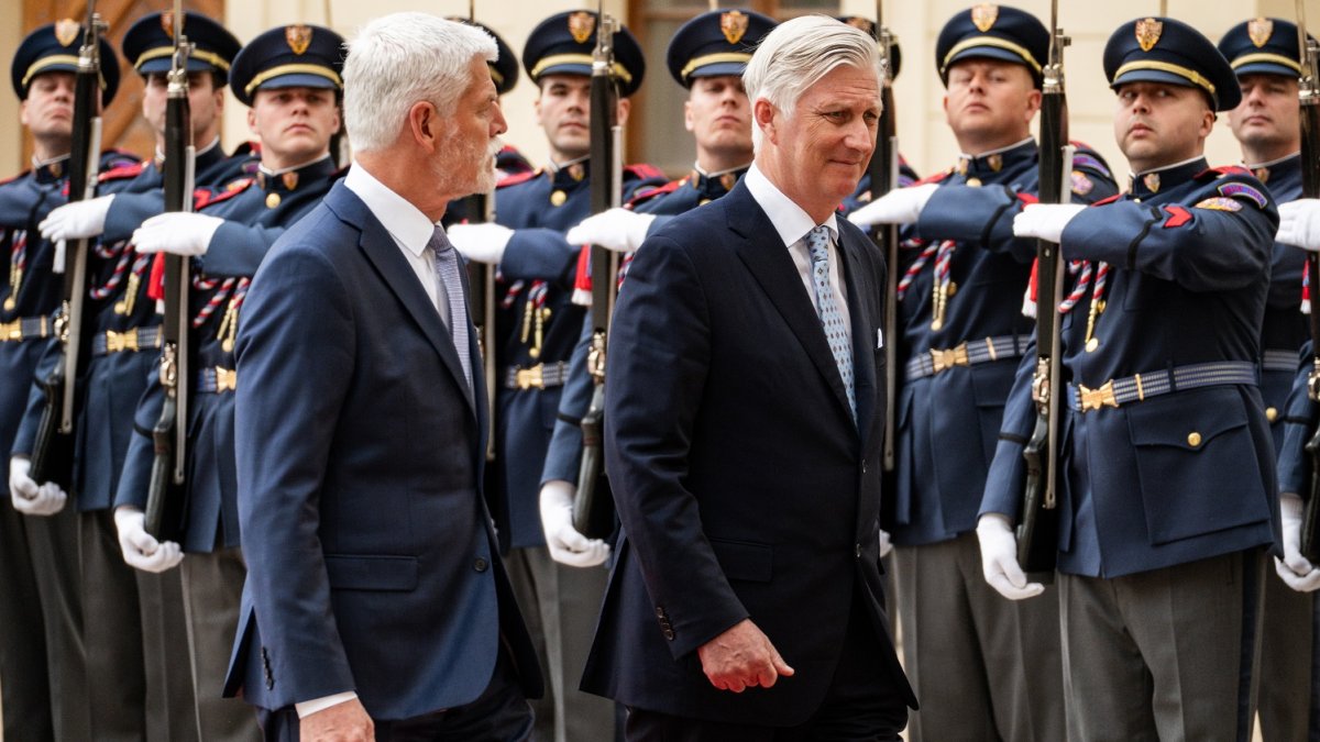 Belgický král Filip navštívil Česko, sešel se s prezidentem Petrem Pavlem.