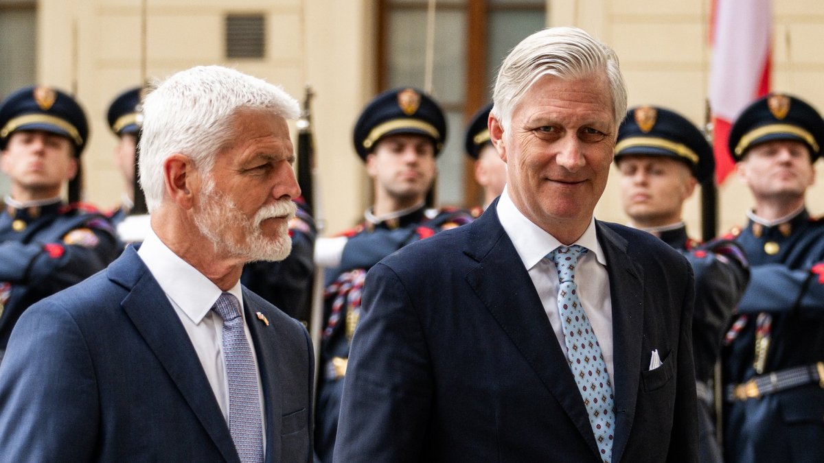 Belgický král Filip navštívil Česko, sešel se s prezidentem Petrem Pavlem.