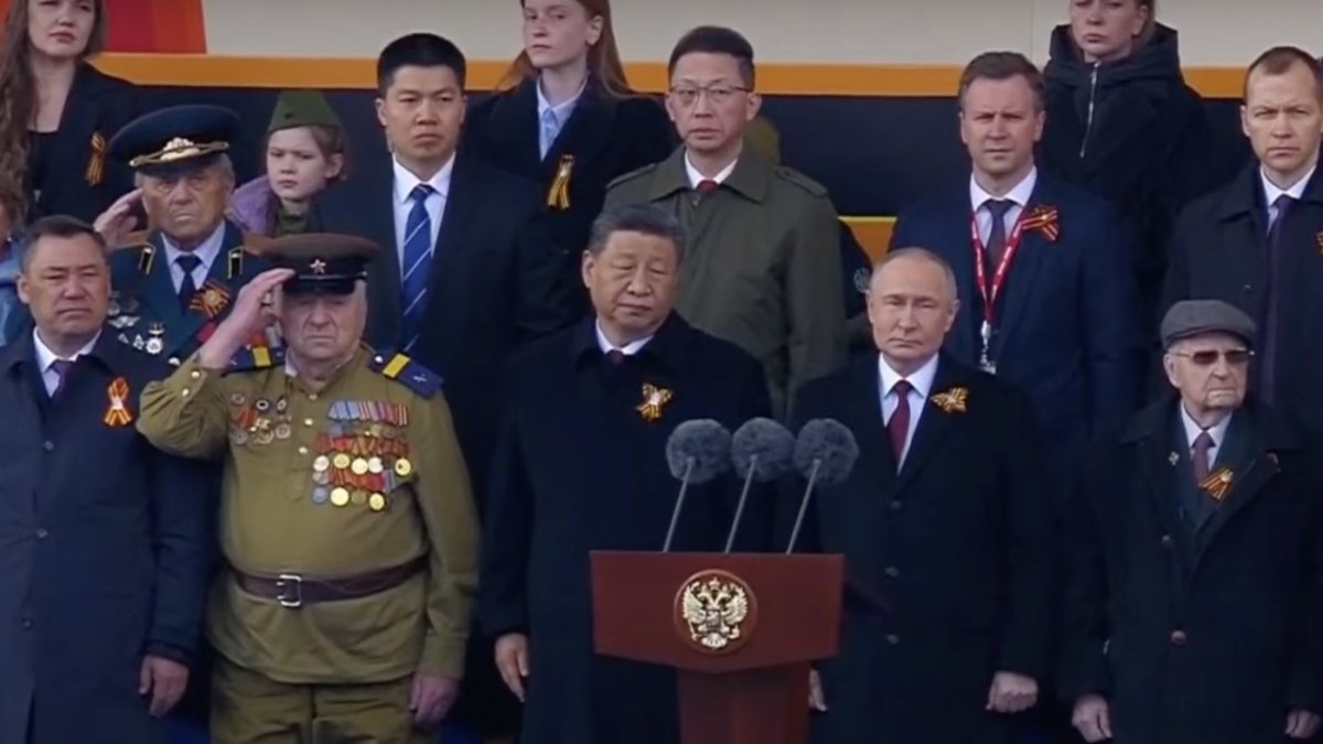 V Moskvě proběhla vojenská přehlídka u příležitosti výročí konce druhé světové války. (9.5.2025)