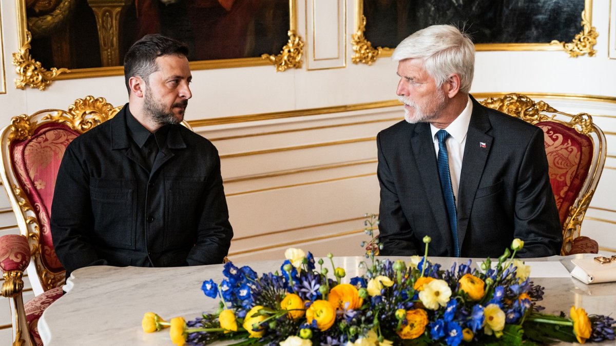 Volodymyr Zelenskyj s prezidentem Petrem Pavlem