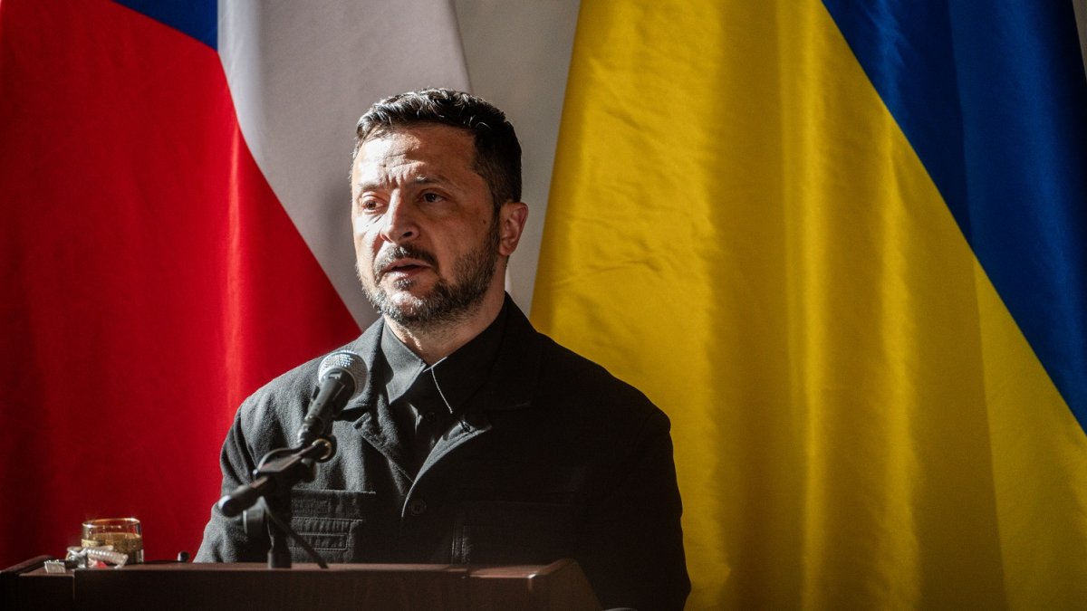 Volodymyr Zelenskyj v Praze