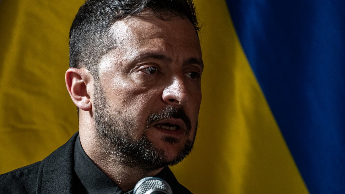 Volodymyr Zelenskyj v Praze