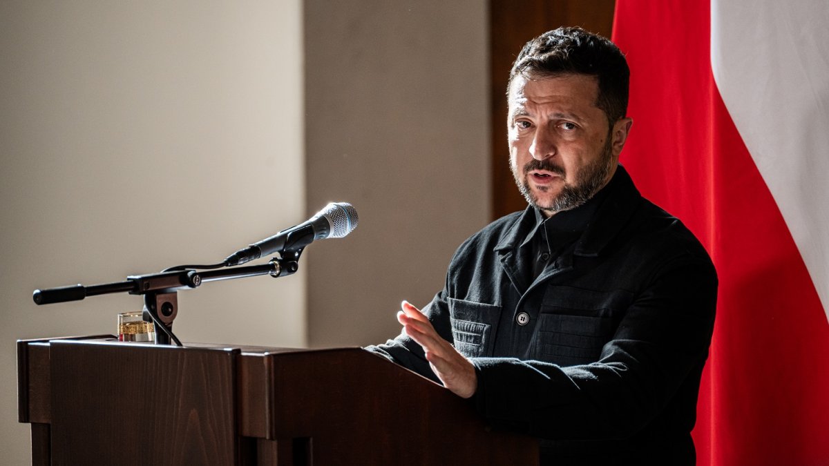 Volodymyr Zelenskyj v Praze