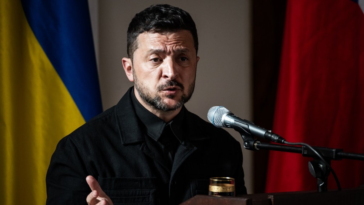 Volodymyr Zelenskyj v Praze