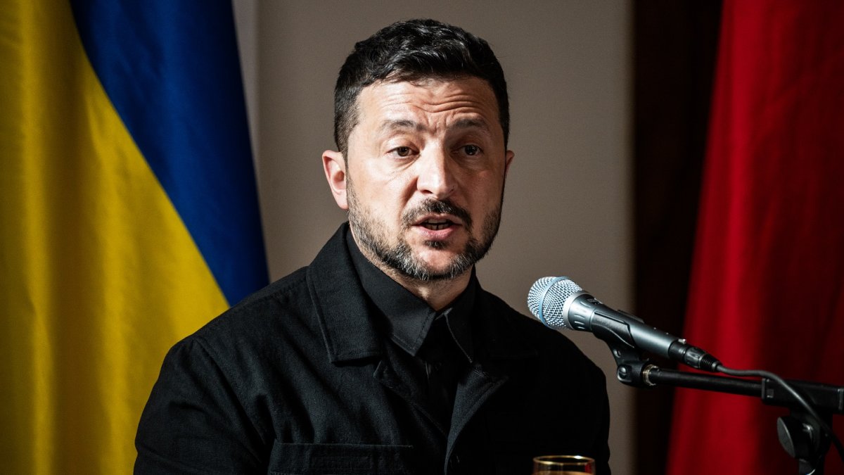 Volodymyr Zelenskyj v Praze