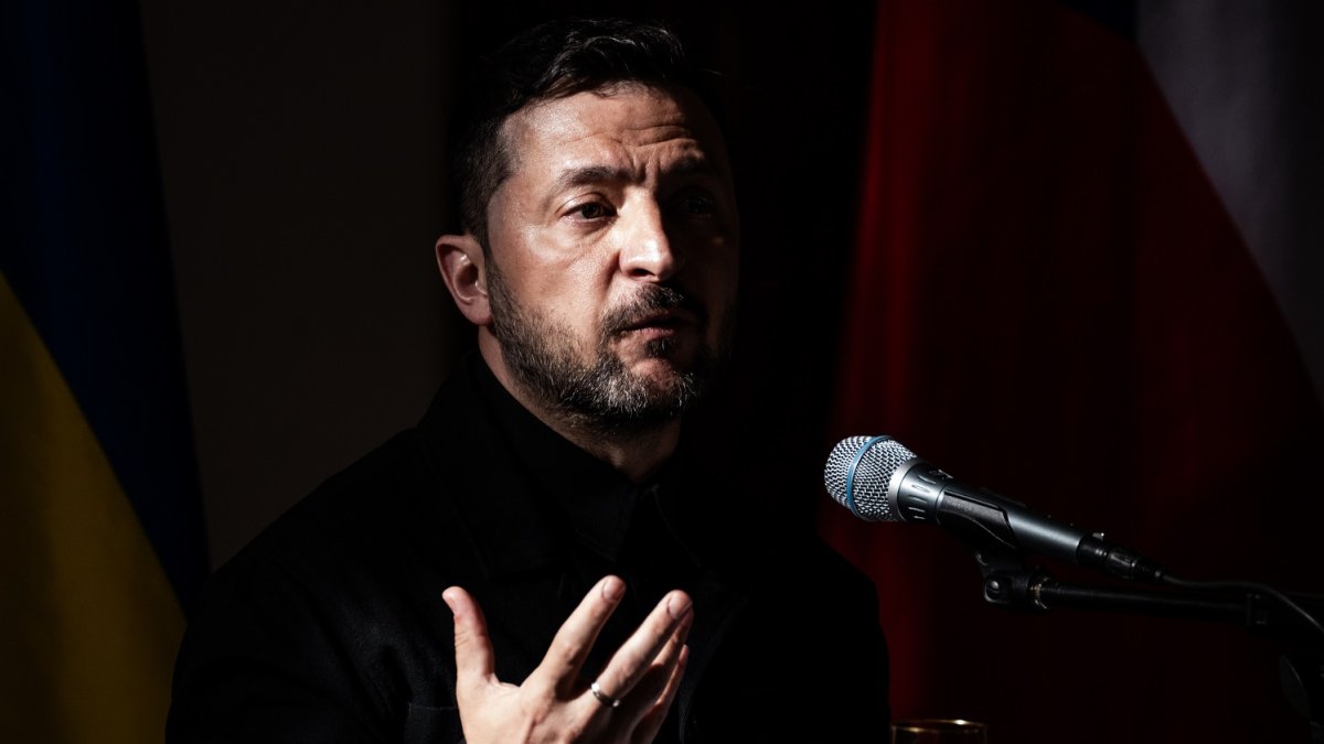 Volodymyr Zelenskyj v Praze