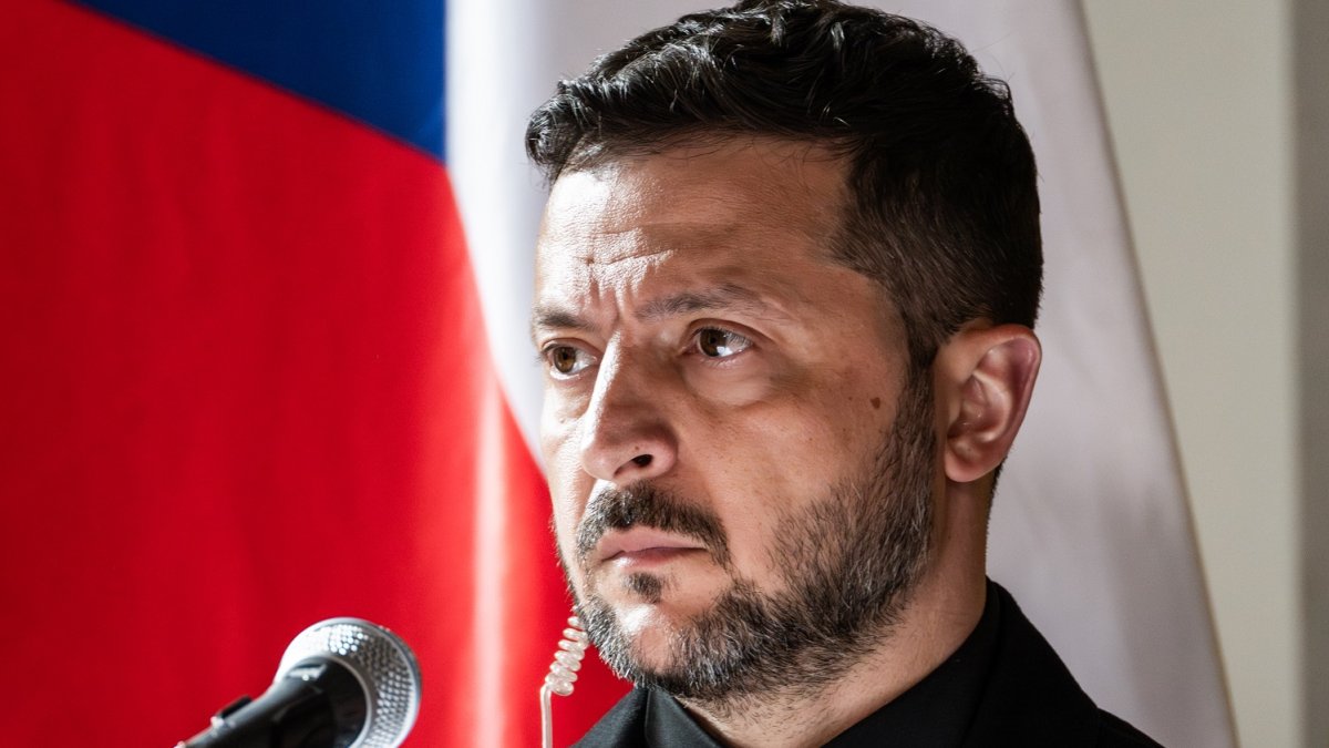 Volodymyr Zelenskyj v Praze