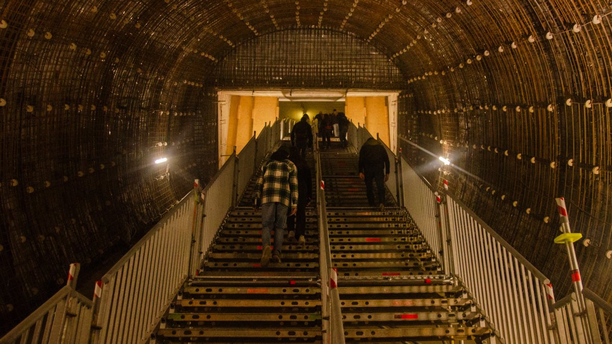 Stavba trasy D pražského metra