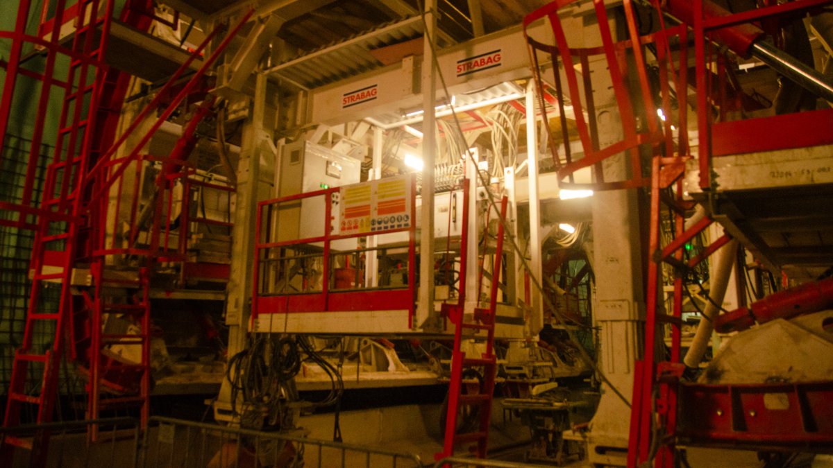 Stavba trasy D pražského metra