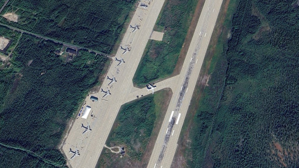 Letecká základna Olenya, Murmanská oblast; 15. 8. 2024 