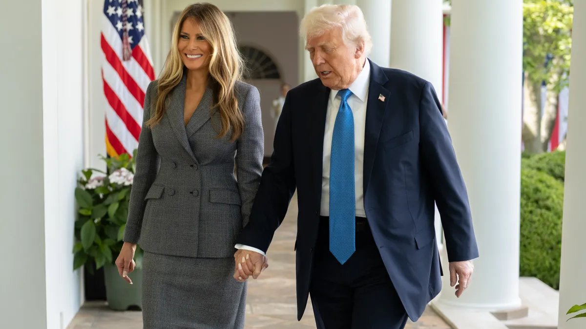 Donald Trump a Melania Trump