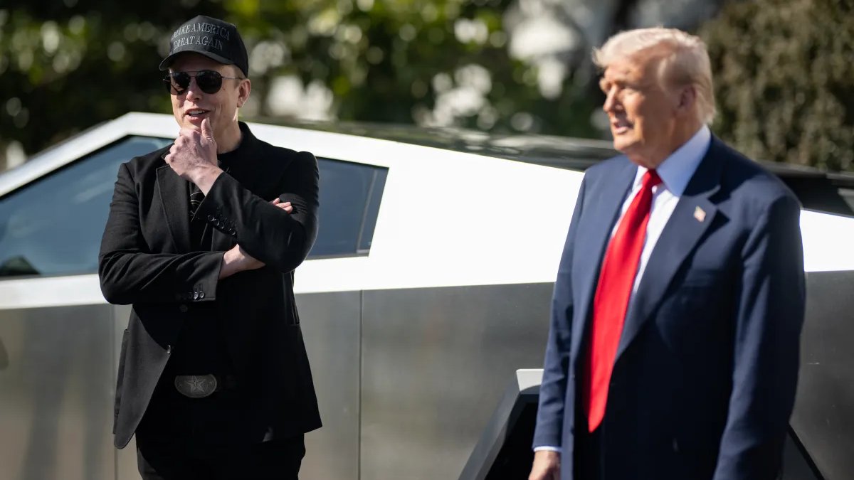 Elon Musk a Donald Trump