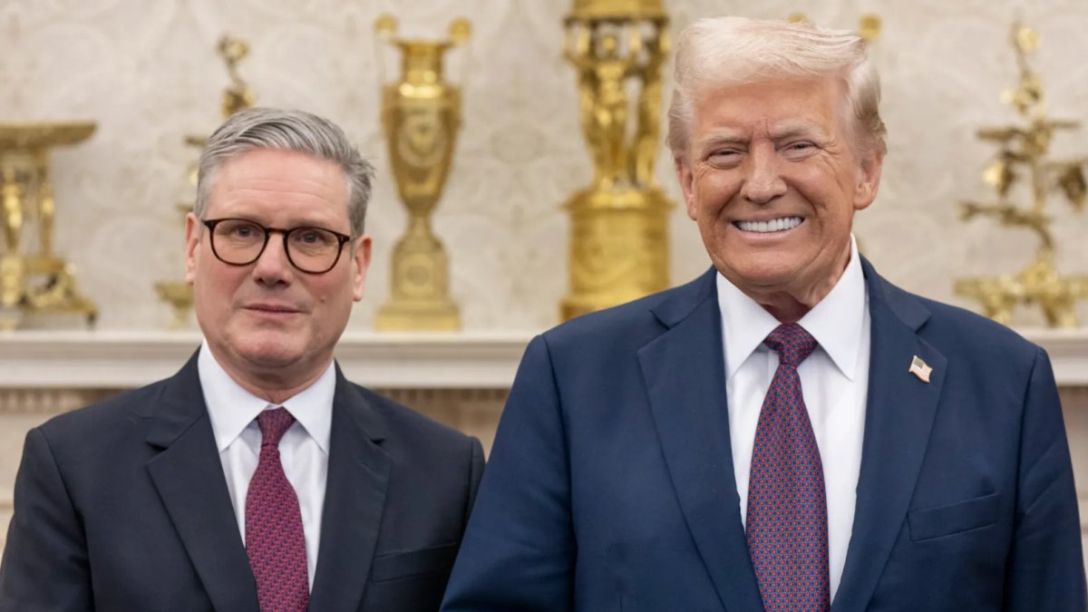 Keir Starmer a Donald Trump