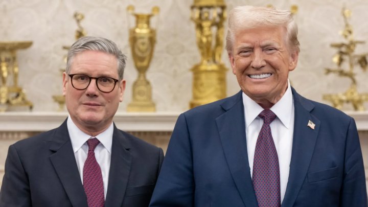 Keir Starmer a Donald Trump