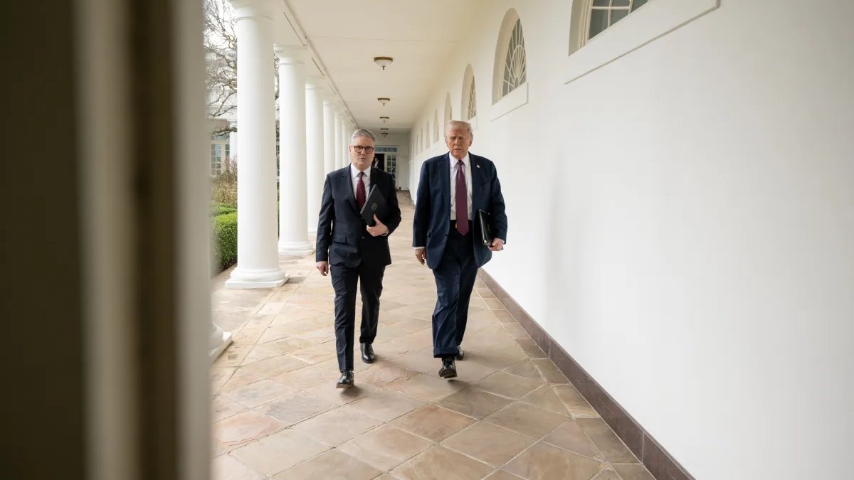 Keir Starmer a Donald Trump