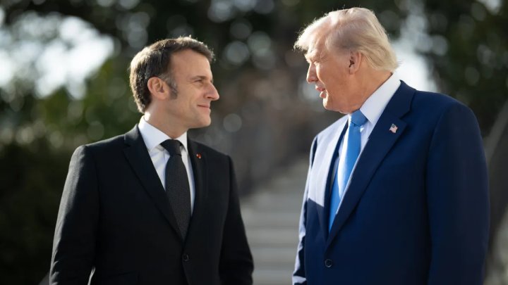 Prezident Trump hostí francouzského prezidenta Emmanuela Macrona