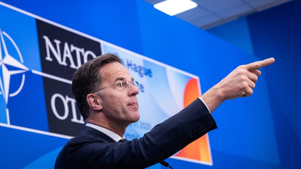 Mark Rutte na summitu NATO 2025