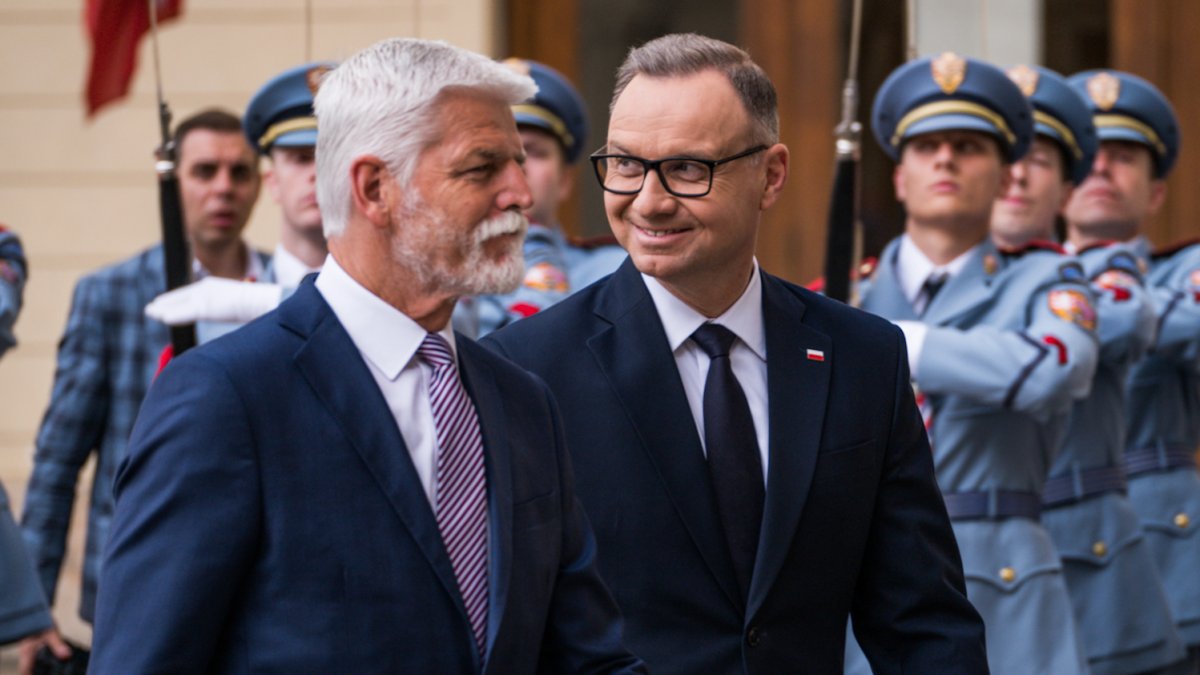 Do Prahy přijel končící polský prezident Andrzej Duda. (7.7.2025)