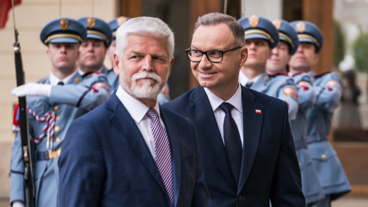 Do Prahy přijel končící polský prezident Andrzej Duda. (7.7.2025)