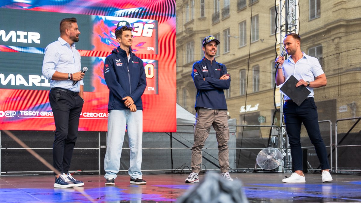 Oficiální autogramiáda jezdců MotoGP v centru Brna (17.7.2025)