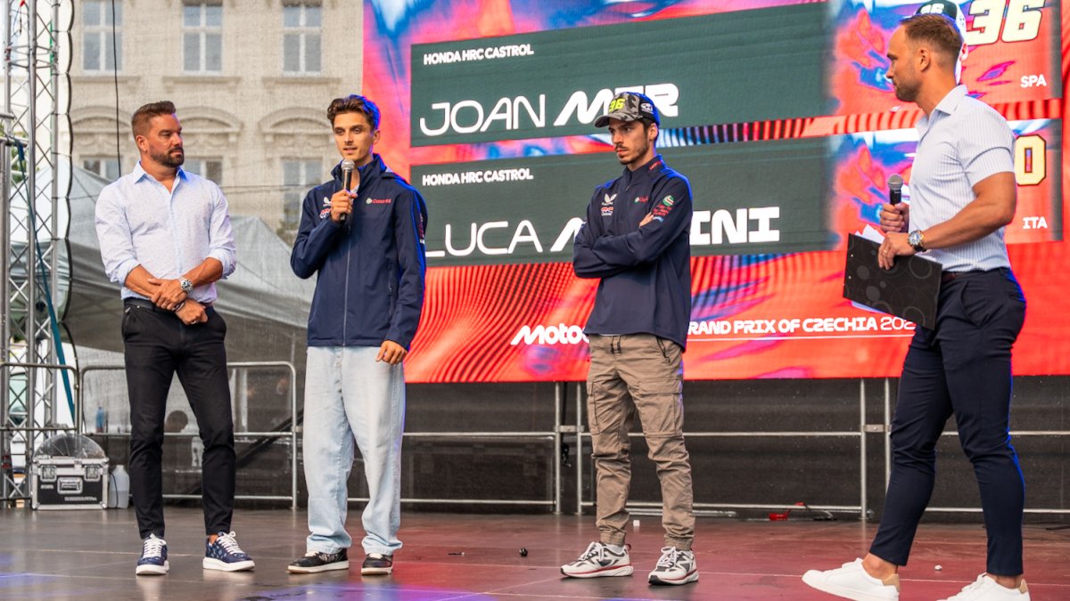 Oficiální autogramiáda jezdců MotoGP v centru Brna (17.7.2025)