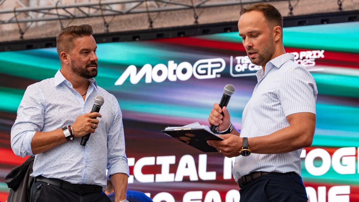 Oficiální autogramiáda jezdců MotoGP v centru Brna (17.7.2025)