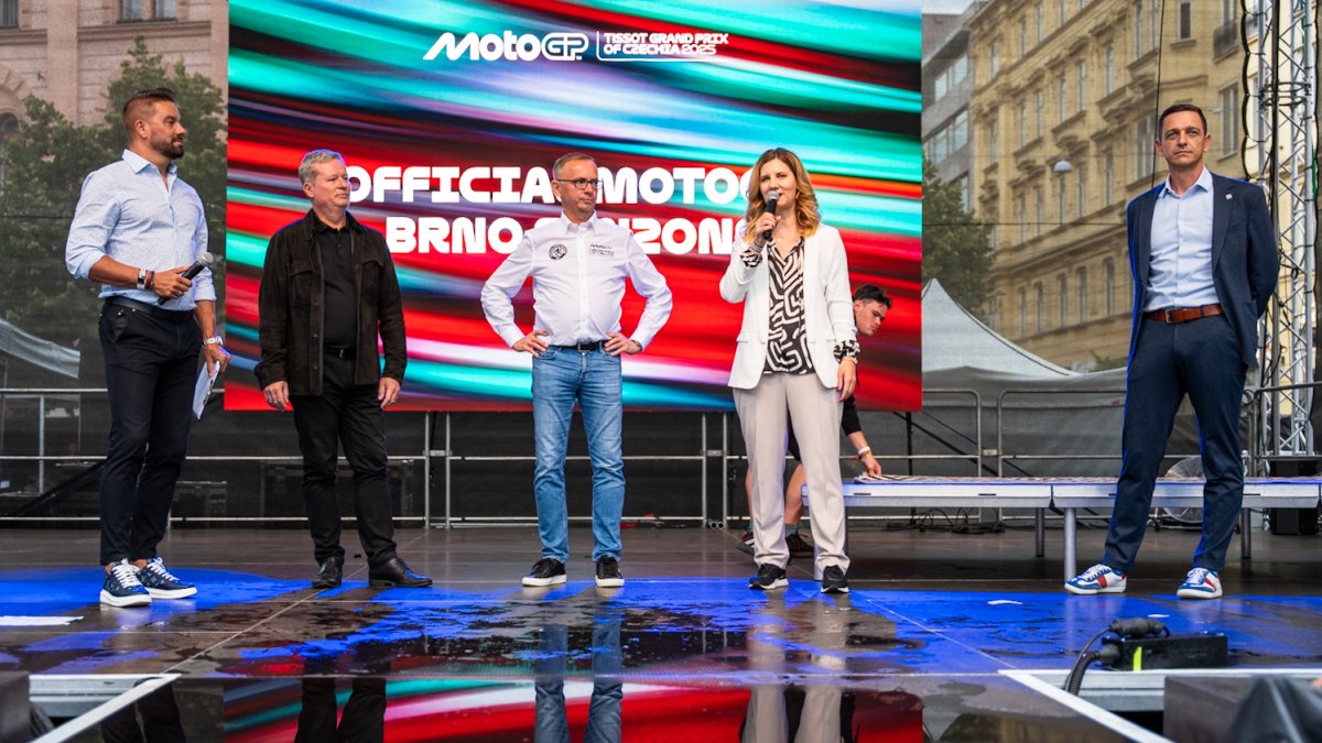 Oficiální autogramiáda jezdců MotoGP v centru Brna (17.7.2025)