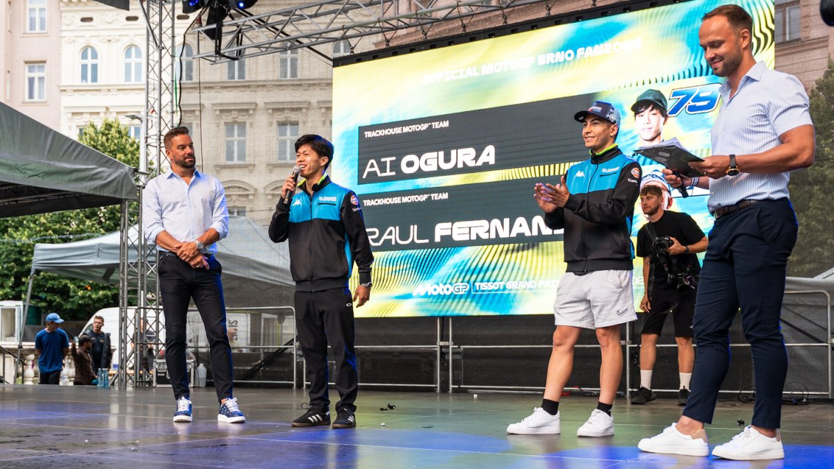 Oficiální autogramiáda jezdců MotoGP v centru Brna (17.7.2025)