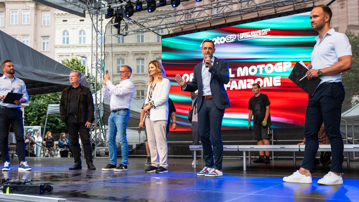 Oficiální autogramiáda jezdců MotoGP v centru Brna (17.7.2025)